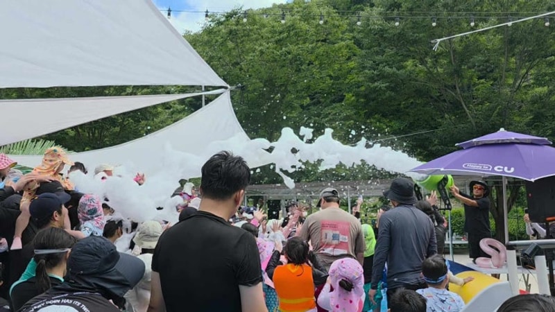 신나는 여름 물놀이 [완주 하늘숲 오토 캠핑장]