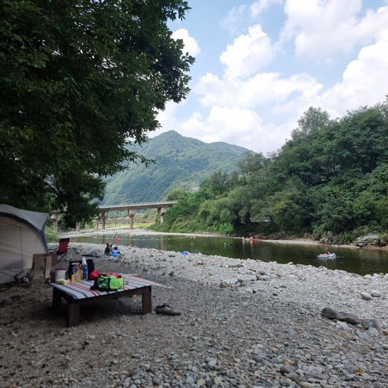 강원도 홍천 :: 칡소폭포캠핑장 여름휴가로 계곡 가족여행