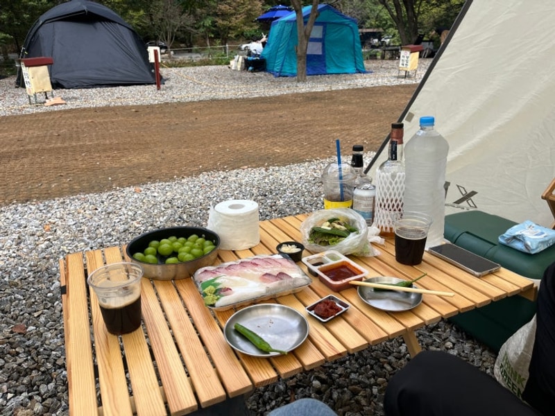 양평 노문야영장 후기 | 블루존 블루02 사이트 추천 계곡 근처...