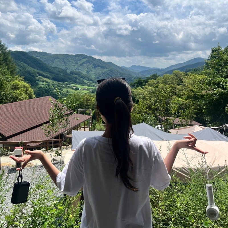 [EP10] 횡성 캠핑장 월강캠프 B1 사이트 마운틴뷰 명당에서...