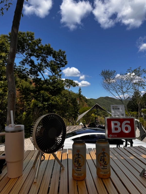 무더운 여름 장마 전에 마지막 캠핑 /우니메이카춘천점