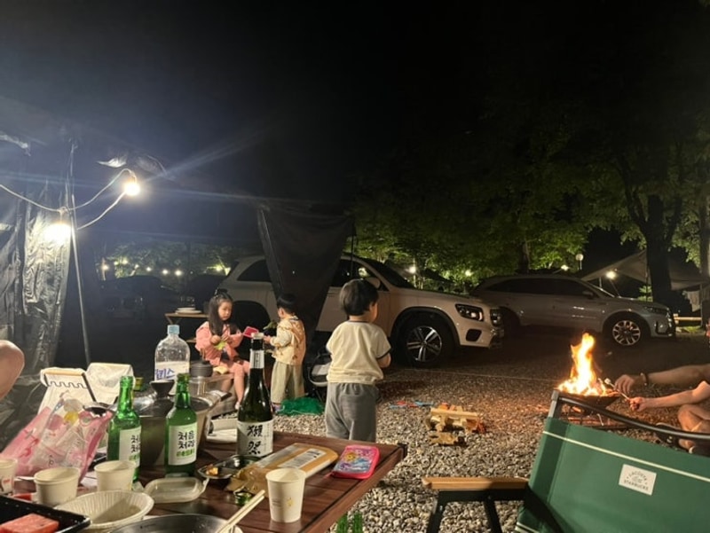 가평 물소리 캠핑장 / 단체캠 가능한 서울 근교 키즈 캠핑장...