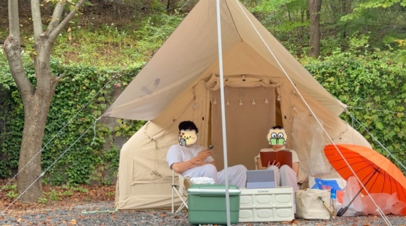 일기 중랑가족캠핑장 예약후기(8-5 사이트, 서울 캠핑장...