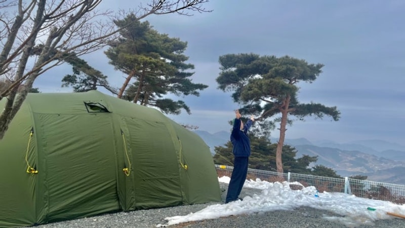 전주 근교 옥정호가 보이는 정읍 풍경소리캠핑장 a4 캠핑 후기