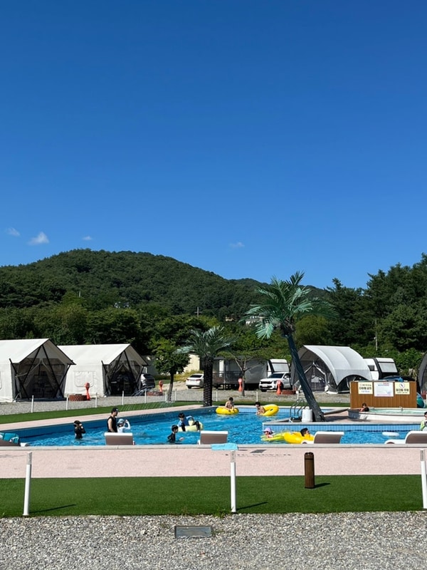 07.12 포천 글램핑 기록  [더세븐글램핑카라반]