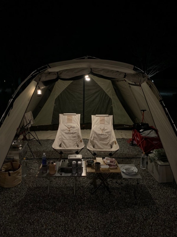 [캠핑 일기-5] 가평 캠프241 캠핑장, 파쇄석 4번, 보영만두...