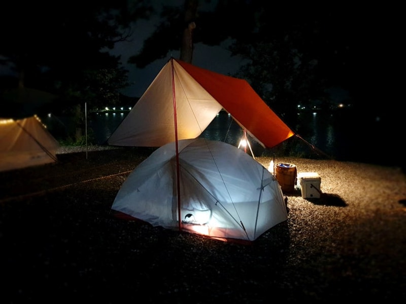 2022.08 용설호수뷰 안성캠핑장 히든캠프