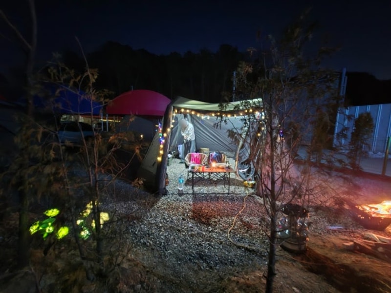 서울에서 한시간거리 가까운 파주 성수캠핑장 다녀왔어요~~