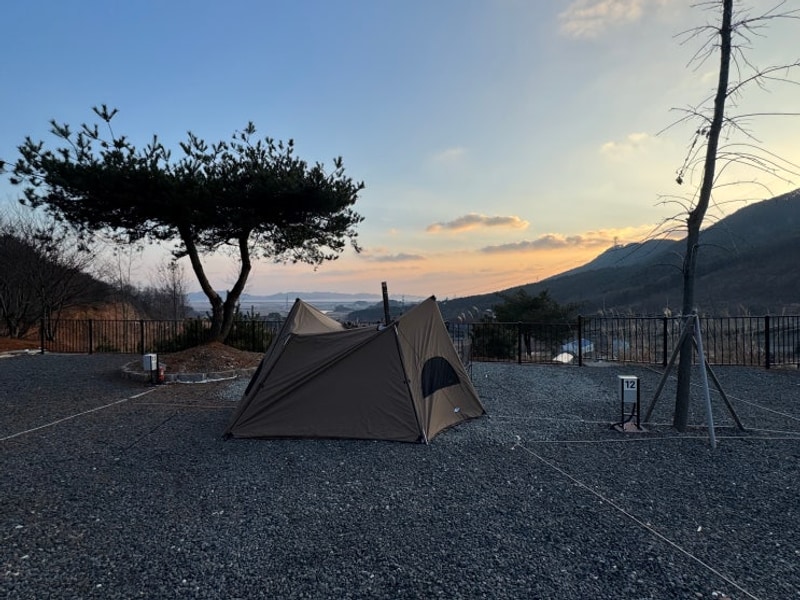 보령 대천힐링캠핑장 스카이 12번 사이트