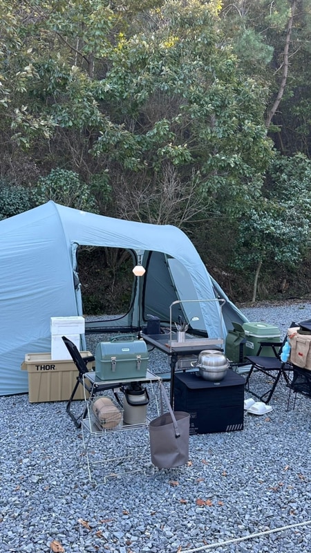 캠핑장 태안 '구름포해변캠핑장' B구역 6번 후기/ 명당 사이트...