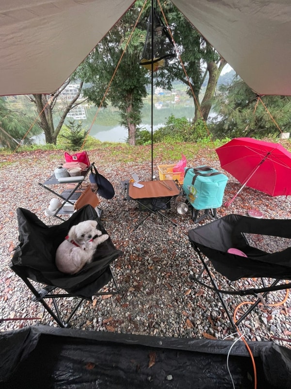 솔캠 안성용설호수캠핑장. 2박3일 12번사이트에서 조용하고...