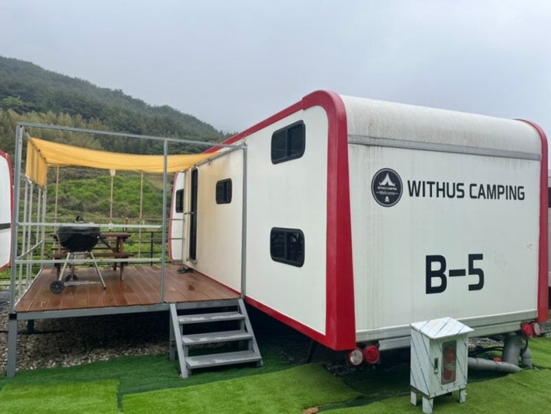 경남 창원 카라반 “위더스캠핑장” 내돈내산 후기