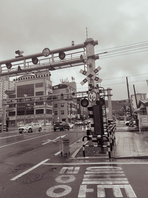 태백 기차여행 1일차-카페 건널목, 고원힐링캠핑장 카라반