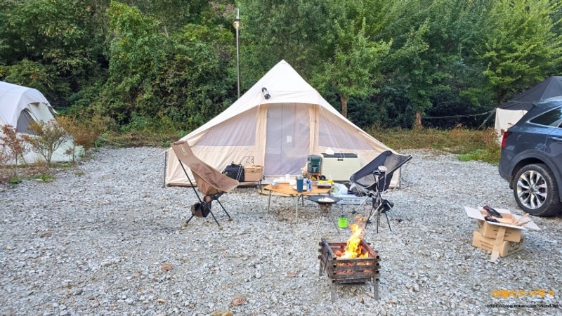 전북 임실 가성비 캠핑장 추천 방길낚시캠핑장 애견동반 가능...