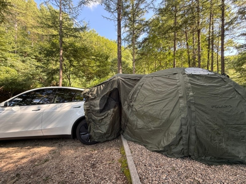 국립화천숲속야영장...차박(테슬라 모델Y주니퍼)and...