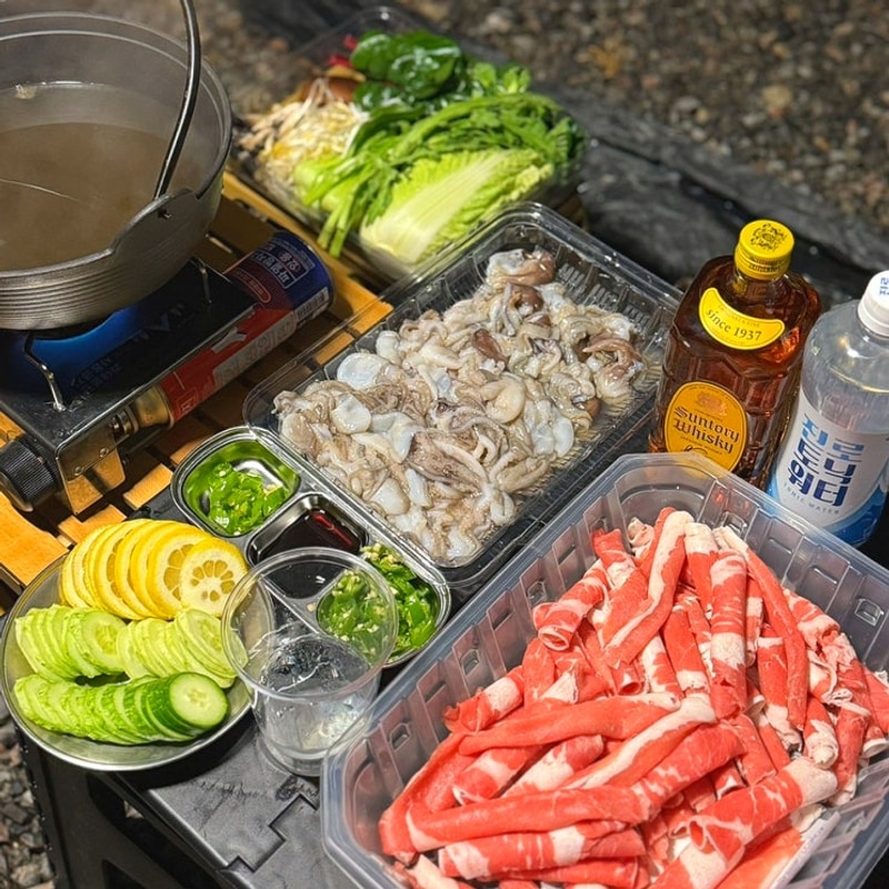 전북 군산 버드오토캠핑장, 오션뷰 캠핑장 솔직후기 및 캠핑 먹방