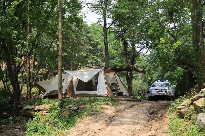 평창 태기산 캠핑장 펜션 시설 사진 1