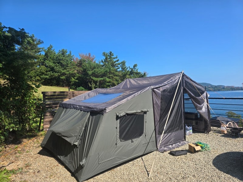 경남 고성 바다 뷰 해해해캠핑장 단독 히든사이트