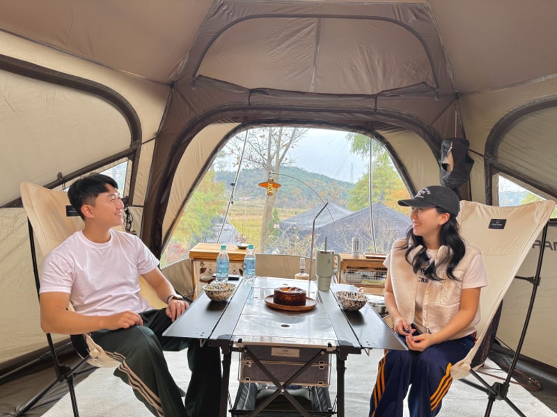 [충남 서산] 노을빛바다캠핑장(A8) 1박2일 부부캠핑/마스돔