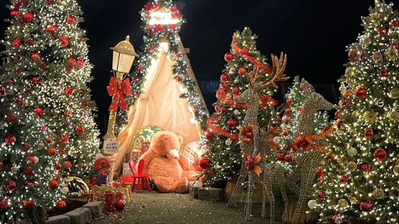 포천 <글램파크> 글램핑 카라반 크리스마스 커플 데이트 후기