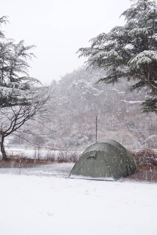 경북 아이와 가기좋은 영천 자호천생태학교 캠핑장 동계후기