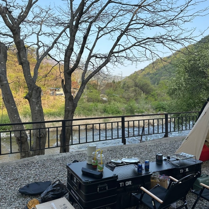 가평 계곡 수영장 키즈 오토 힐링 캠핑장 추천 애견동반가능...