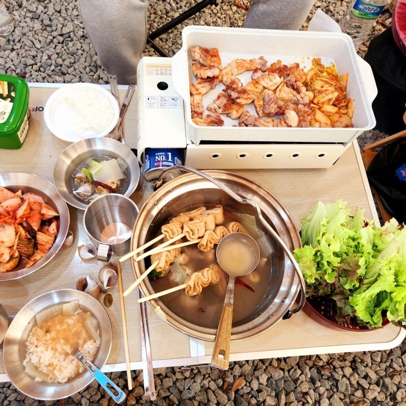 (전북 부안군 변산캠핑장) 2박3일 노을숲캠핑장에서 지냈어요!!...