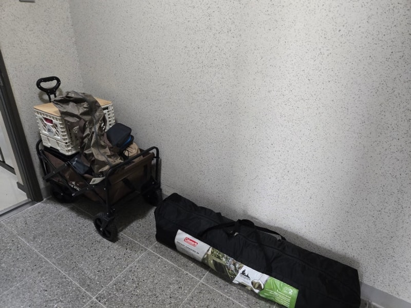 의도치 않은 연속 캠핑.. 남해 초전마을 캠핑장 / 오토 캠핑