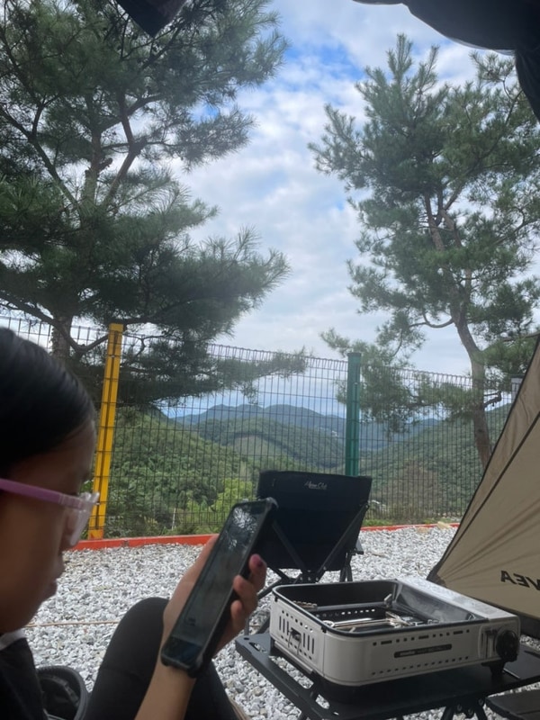 충주 하너미 캠핑장 52번 사이트 후기/ 코베아 팬텀 피칭 / 충구...