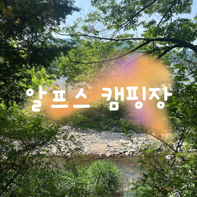 [세번째 캠핑] 알프스 펜션캠핑글램핑 :: 가평 캠핑장 어비계곡...