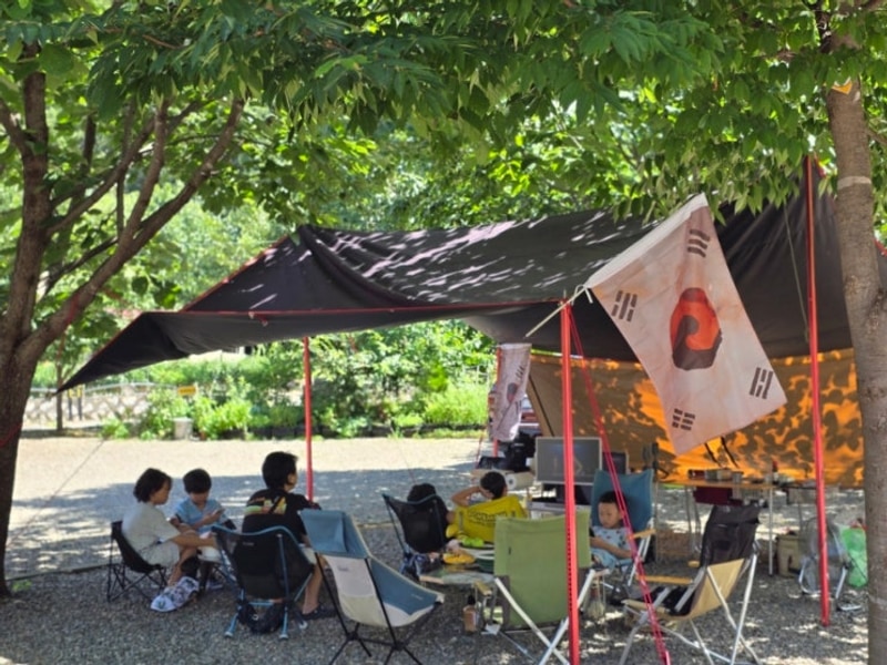 됐던 날 "연천 우리오토 캠핑장" with 도빵,하연,하람이네와