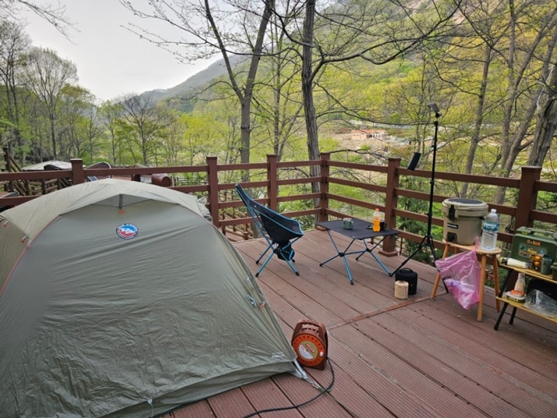 전주 근교 순창 섬진강마실캠핑장 숲속데크 D4 후기 및 추천