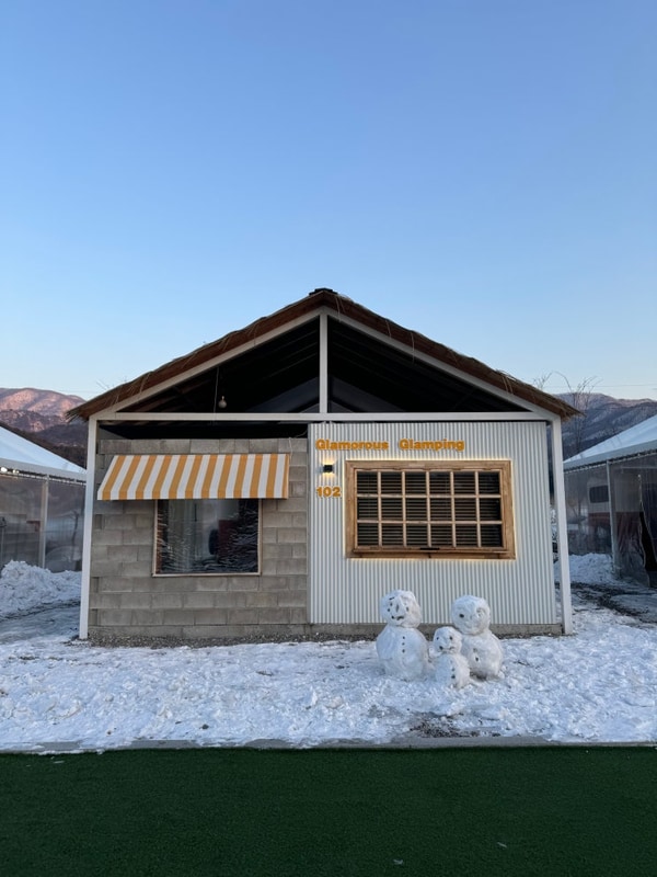 [포천] 서울 근교 눈썰매장 글래머스 글램핑장 내돈내산 추천 후기