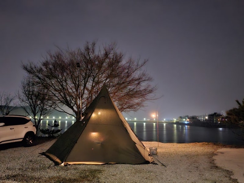 #128.안성 히든캠프 호수뷰 솔로동계캠핑(25.1.20~21)