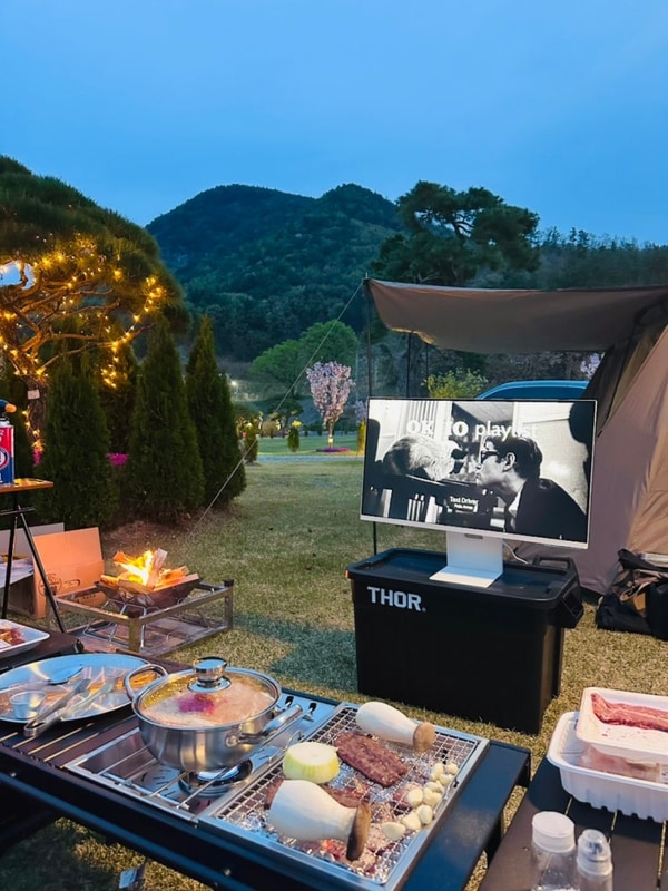 [공주 동학사힐링캠핑장] 계룡산 뷰 B2 사이트 2박 3일