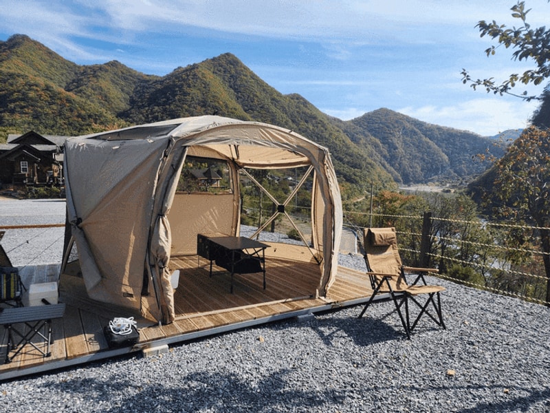 백룡야영장 강원도 평창 뷰 좋은 캠핑장 방문 후기