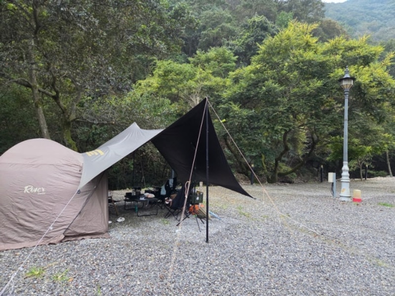 광주근교 캠핑장 아이와 가기좋은 가마골계곡 핫캠핑장 카라반
