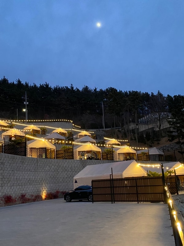 경남사천 비토섬 바다뷰와 노을대박맛집 더뷰인비토글램핑...