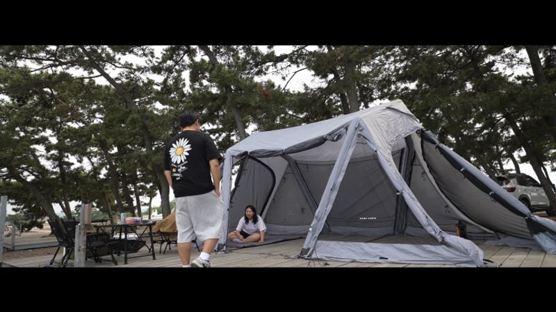 서산 벌천포 캠핑장, 바다 코앞 캠핑장! 어반사이드 이지캐빈...