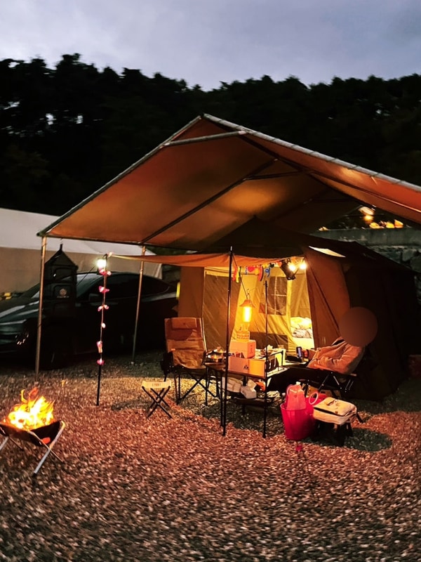 횡성 새말캠핑장 후기, 정전되고 등유 떨어지고 쌩난리의 추억