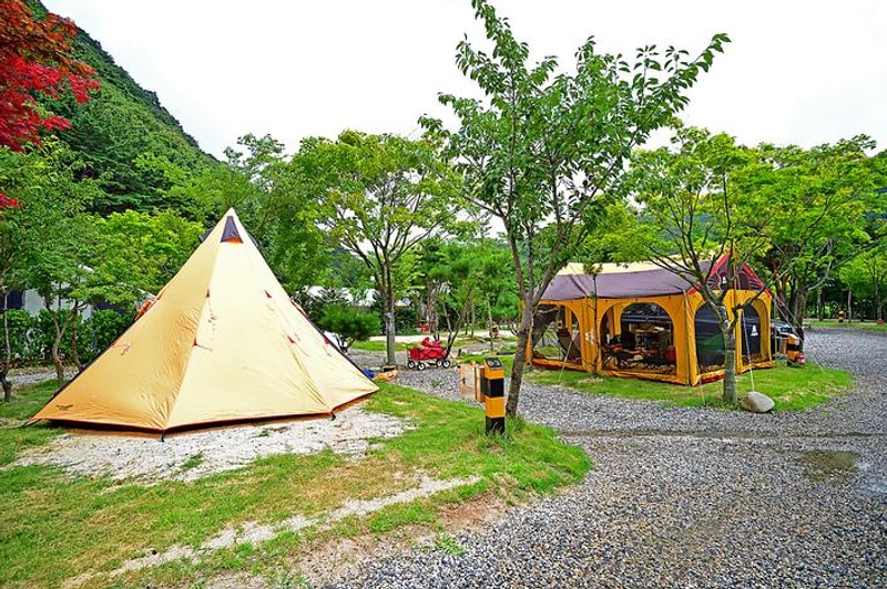 캠핑장GO #006 무주수목원 캠핑장 - 무주수목원캠핑장 완전...