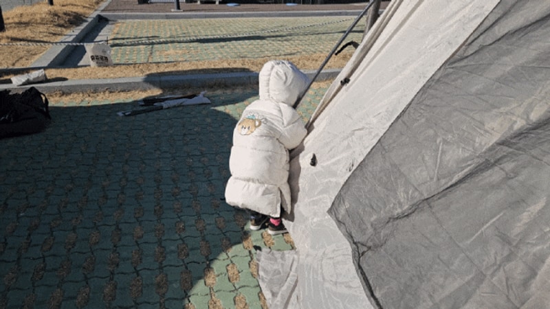 거제 오션뷰가 멋진 구조라항캠핑장