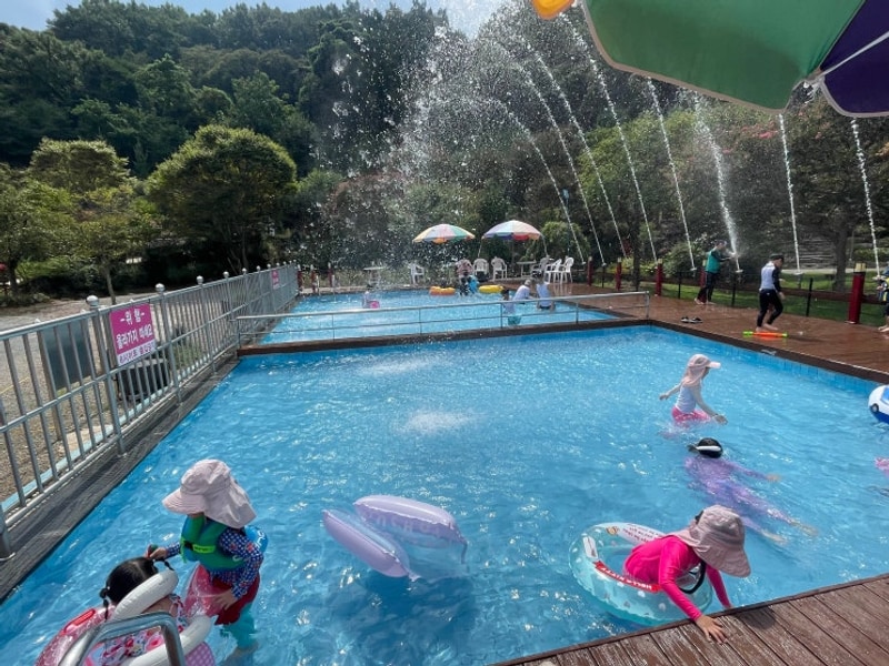 올여름 마지막 물놀이 "합천휴테마파크 캠핑장"