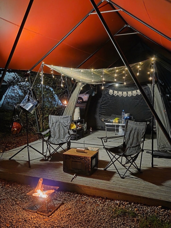 강화도 고인돌 캠핑장 타프존 2일차 기록.시설 후기 및 근처...