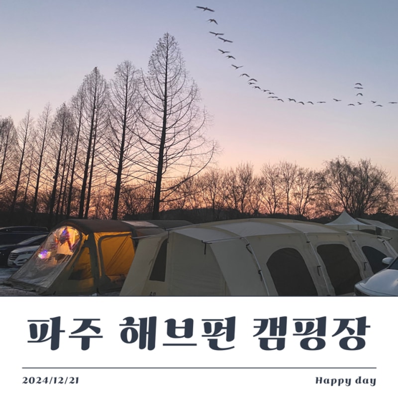 파주 해브펀 캠핑어라운드 / 둘째아들 겨울생일 캠핑장으로 선택!