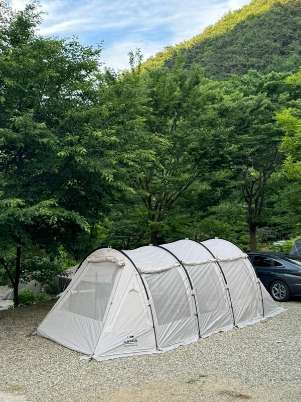 캠핑장 추천 ep 2. | 산청 '산청지막계곡캠핑장' B-5