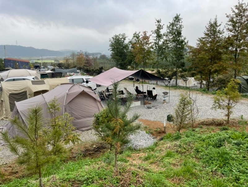 예산 팜앤투어 캠핑장 사이트별 장단점(H13사이트, 5번째...