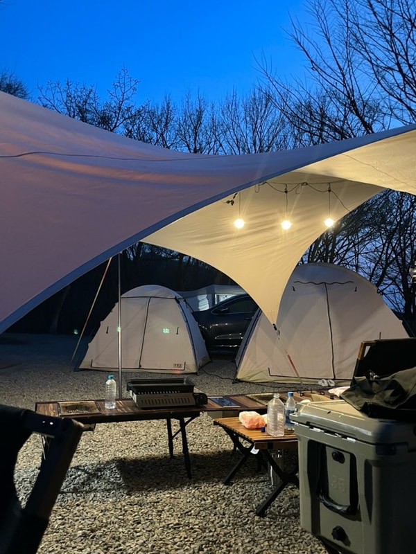 [경기 파주] 산머루농원캠핑장 고라니A 사이트 와이너리 투어...