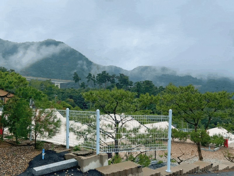 횡성 - 애견동반 풀타프존 새말캠핑장, 배치도, 사이트, 캠핑 후기