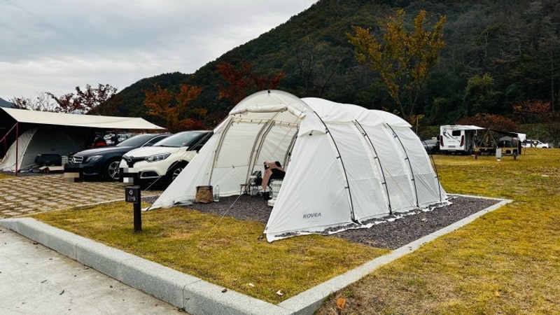 [부산근교 캠핑장] 김해 생림오토캠핑장 금관 명당 에서...